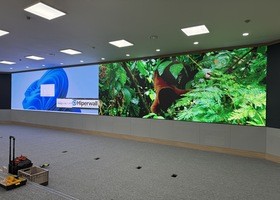 수원 도시안전통합센터 풀컬러 LED 전광판